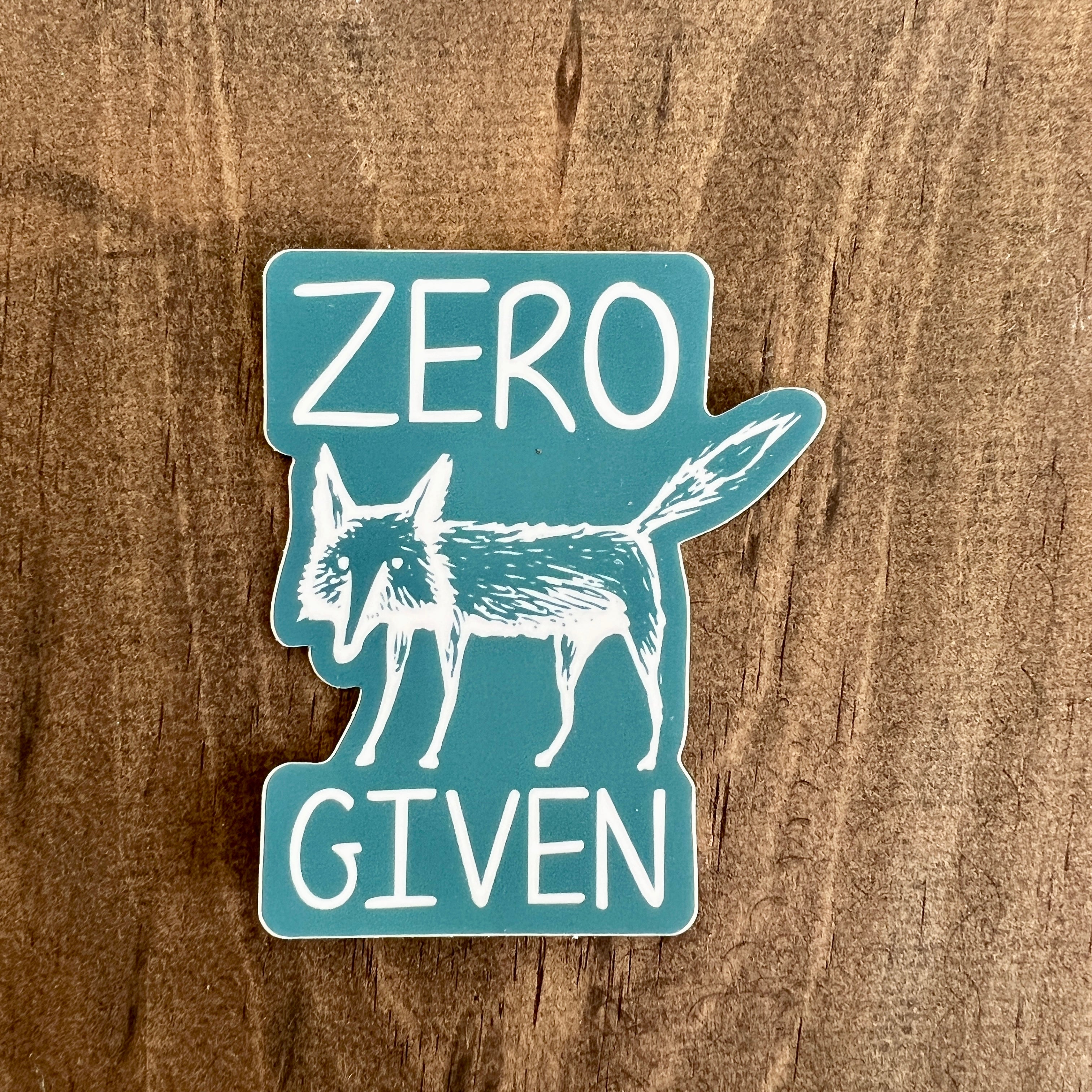 Zero Fox Given Sticker Decal-Sticker-208 Tees Wholesale, Idaho