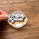 Support Local Sticker-Sticker-208 Tees Wholesale, Idaho