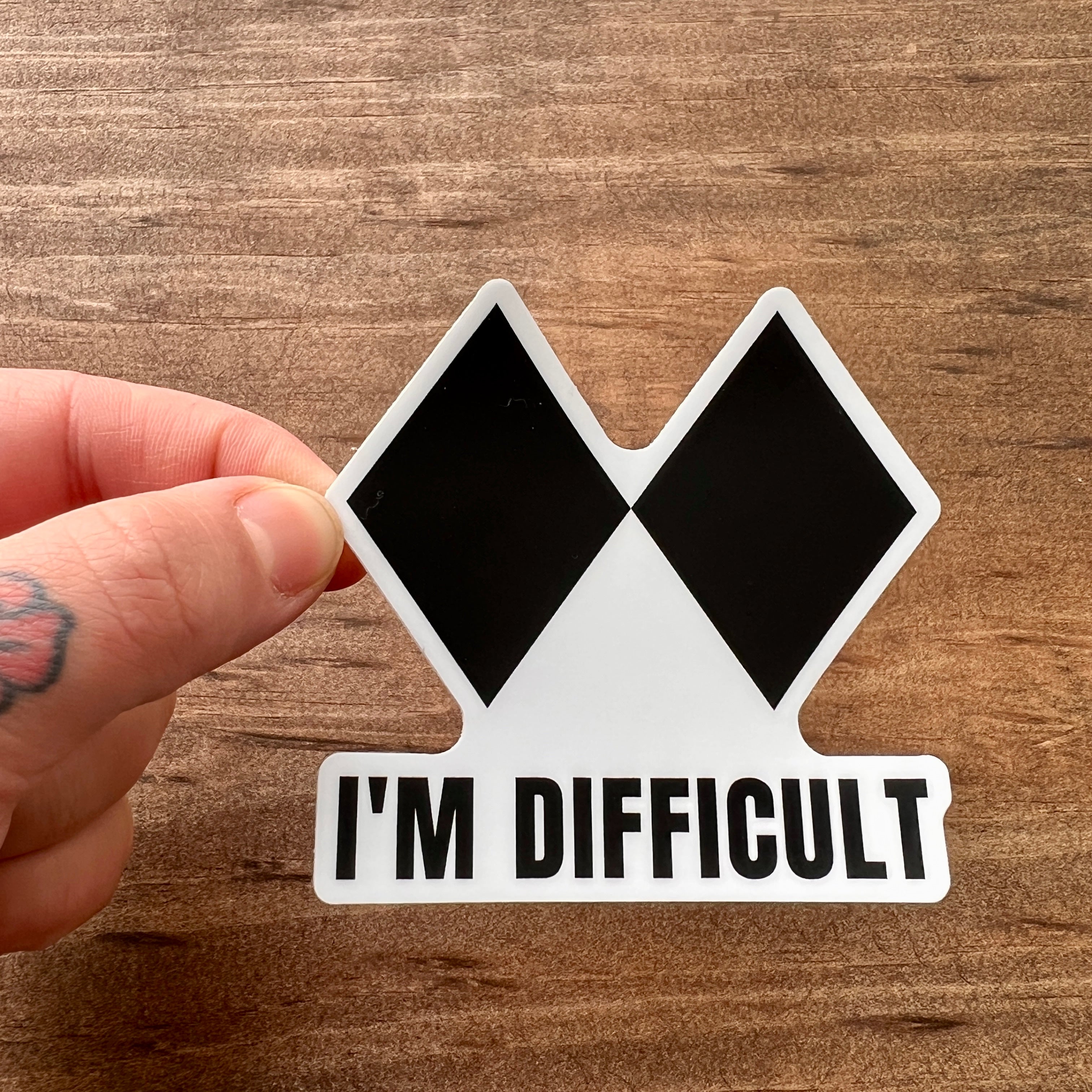 I'm Difficult Sticker-Sticker-208 Tees Wholesale, Idaho