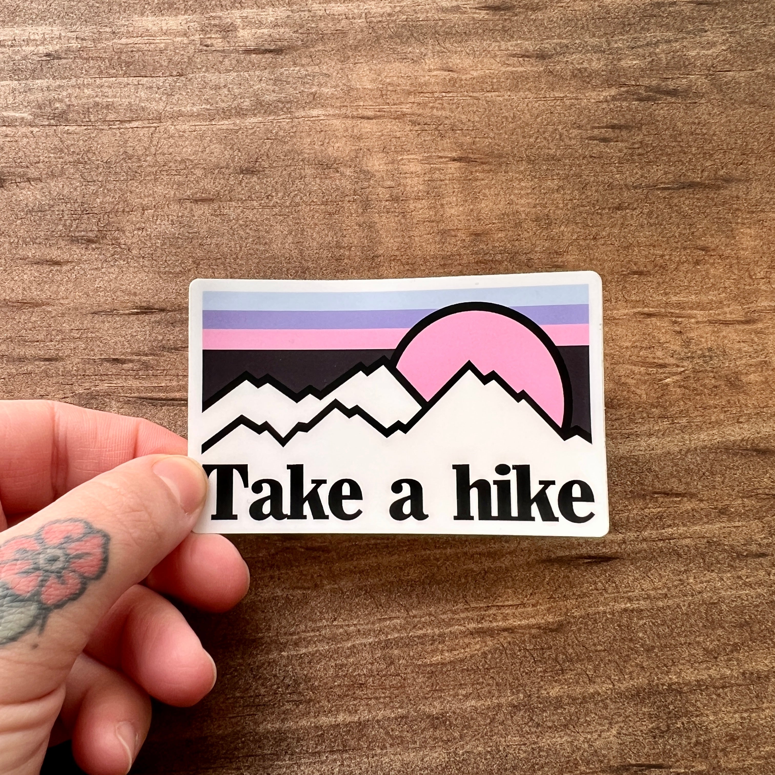 Take A Hike Sticker-Sticker-208 Tees Wholesale, Idaho