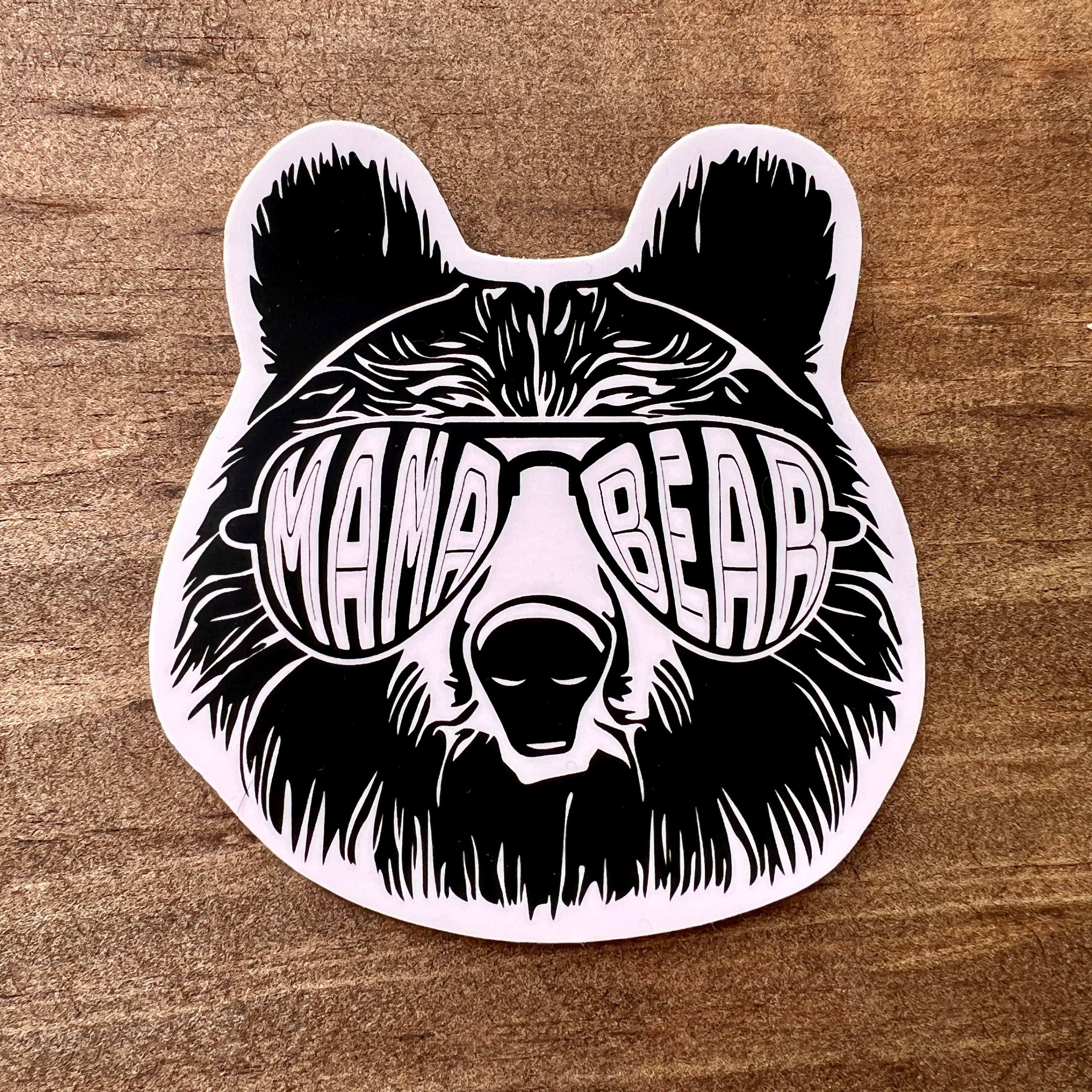 Mama Bear Sticker-Sticker-208 Tees Wholesale, Idaho