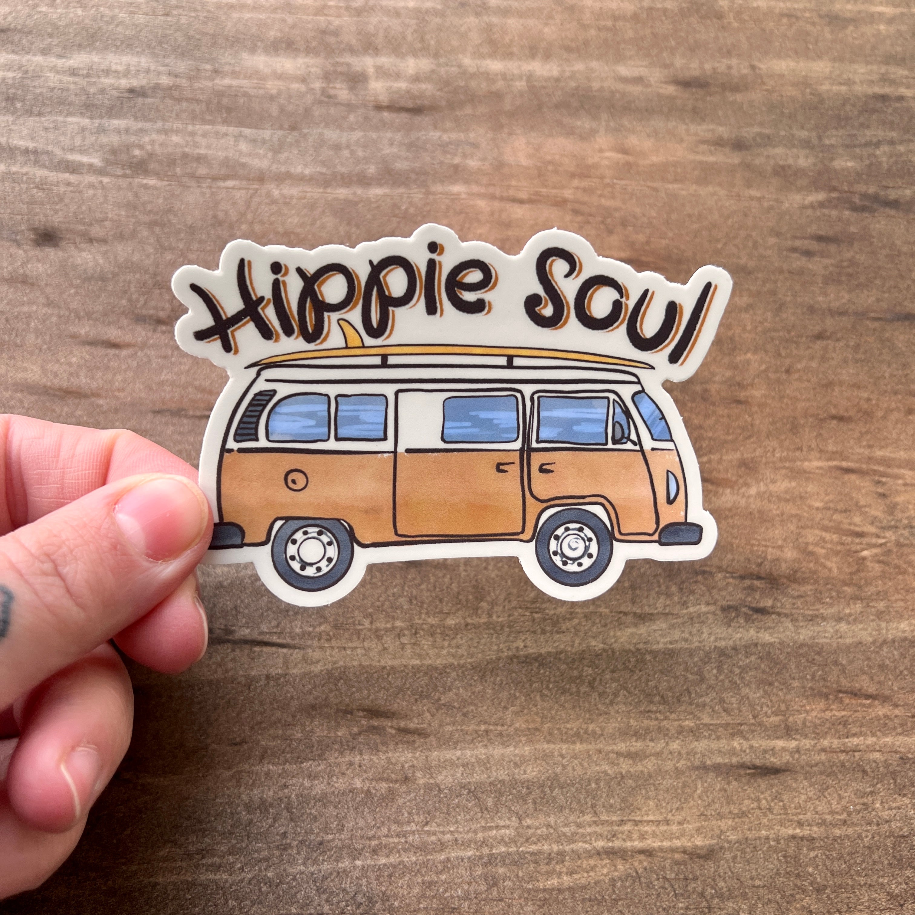 Hippie Soul Sticker-Sticker-208 Tees Wholesale, Idaho