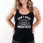 Meditate Tank Top-Tank Tops-208 Tees Wholesale, Idaho