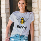 Bee Happy Shirt *UNISEX FIT*-208 Tees Wholesale, Idaho