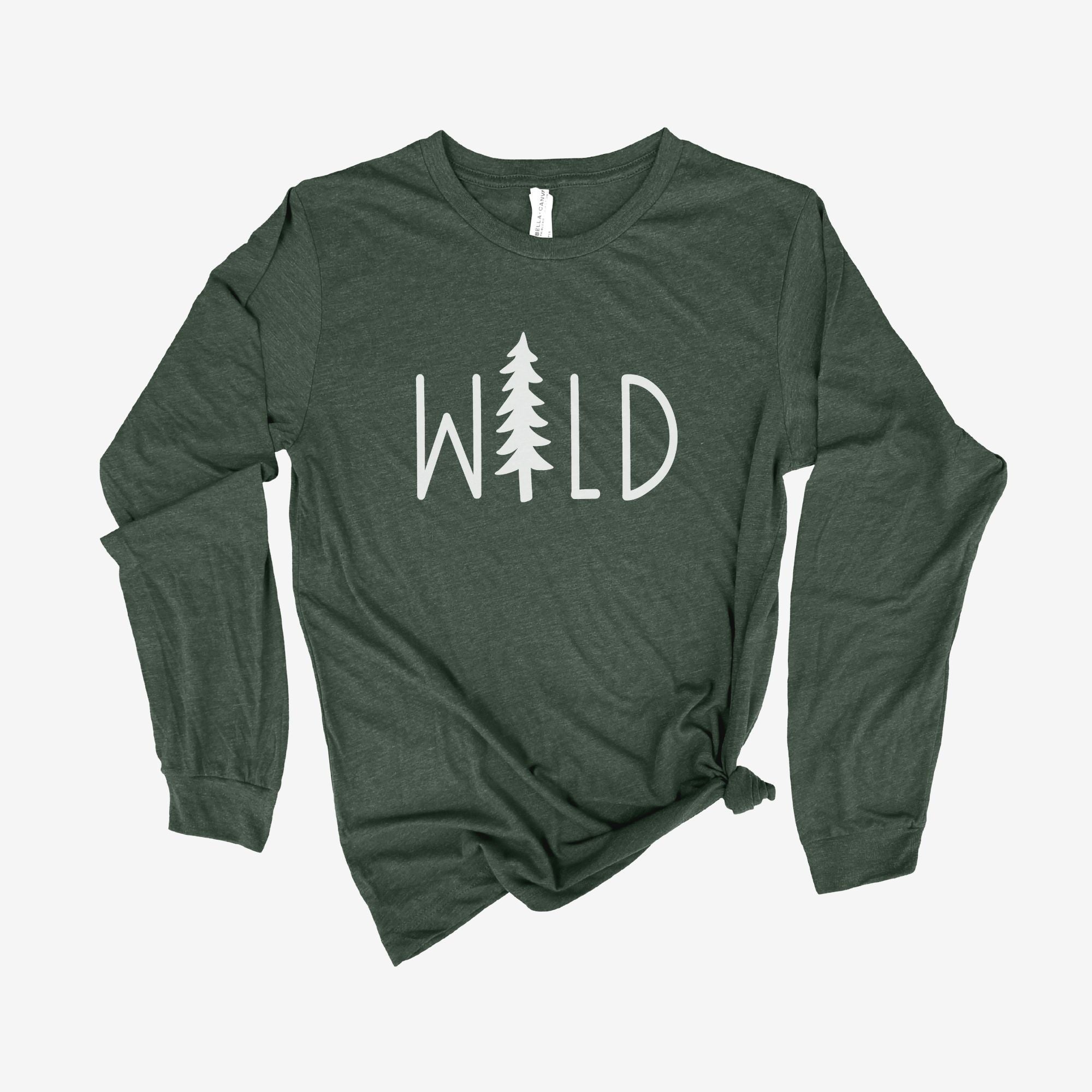 Wild Long Sleeve Shirt *UNISEX FIT*-Long Sleeves-208 Tees Wholesale, Idaho