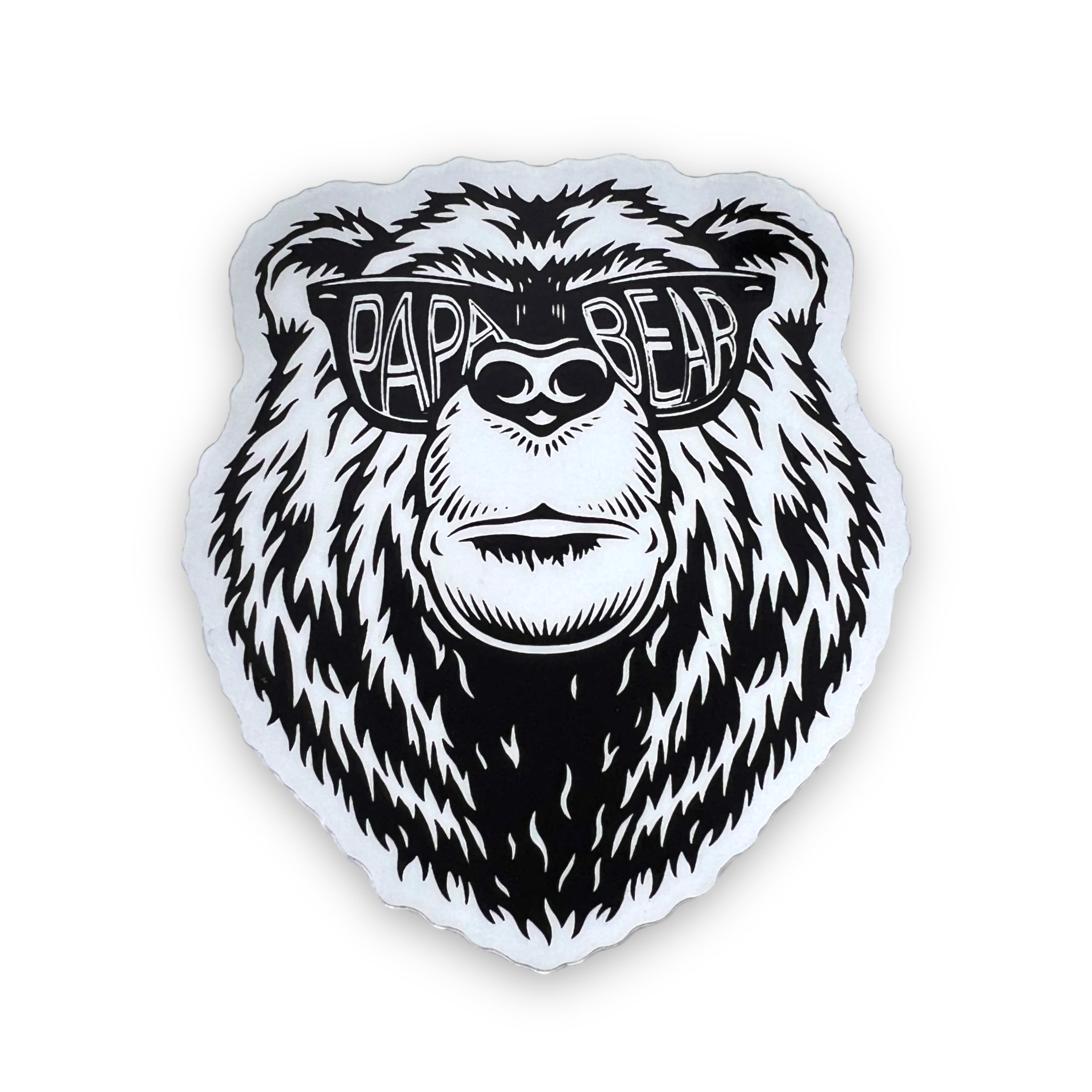 Papa Bear Sticker-Sticker-208 Tees Wholesale, Idaho