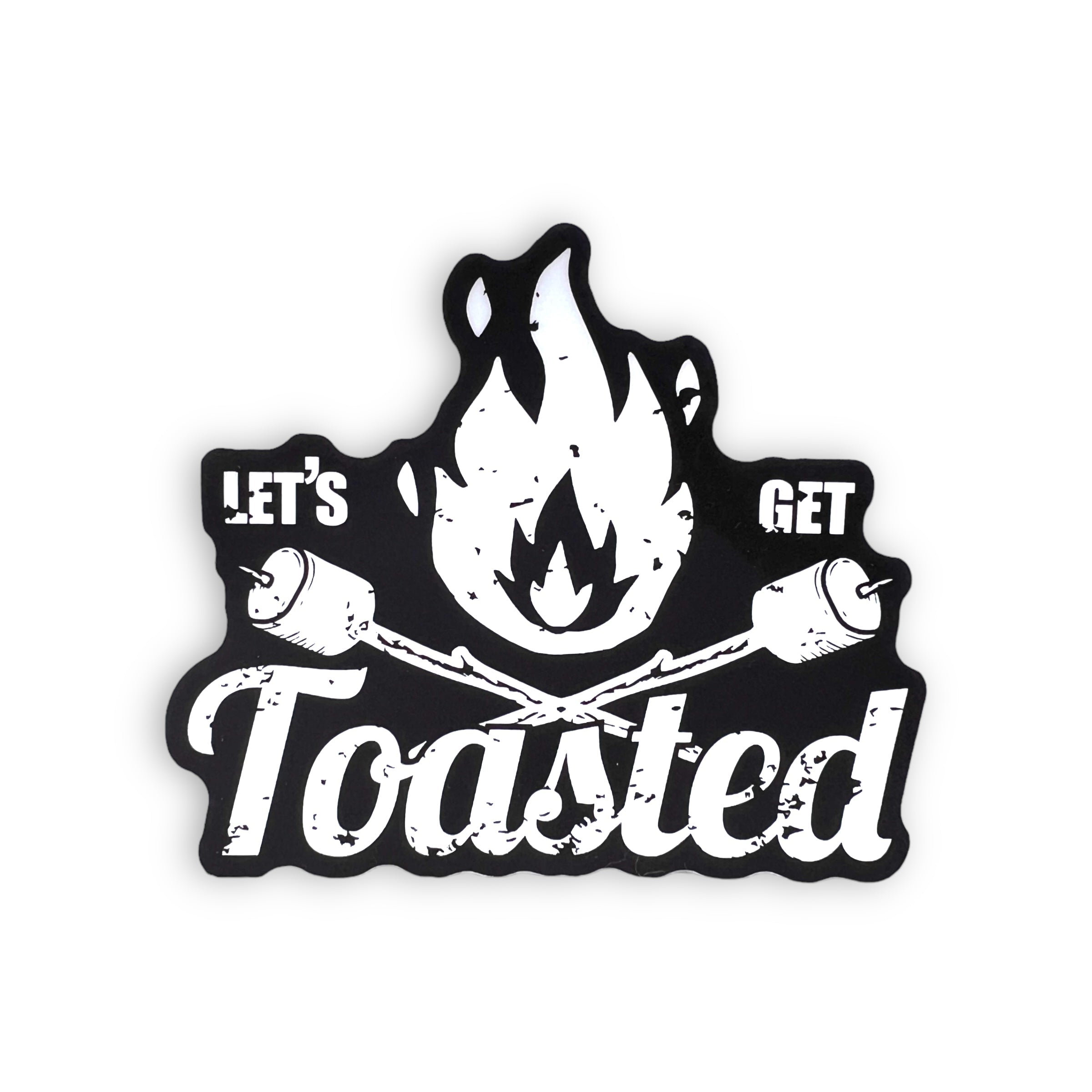 Let's Get Toasted Sticker-Sticker-208 Tees Wholesale, Idaho