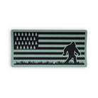 Bigfoot in Flag Sticker-Sticker-208 Tees Wholesale, Idaho