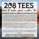 Custom TShirt - Your Custom Logo - Add Your Logo-Graphic Tees-208 Tees Wholesale, Idaho