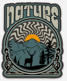 Retro Nature Sticker Decal for Adventure Water Bottle-Sticker-208 Tees Wholesale, Idaho