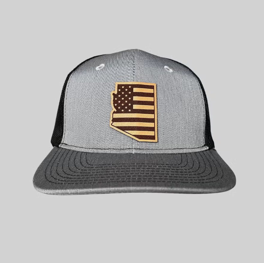 Arizona Flag Hat-Hats-208 Tees Wholesale, Idaho