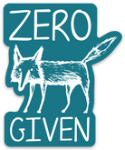 Zero Fox Given Sticker Decal-Sticker-208 Tees Wholesale, Idaho