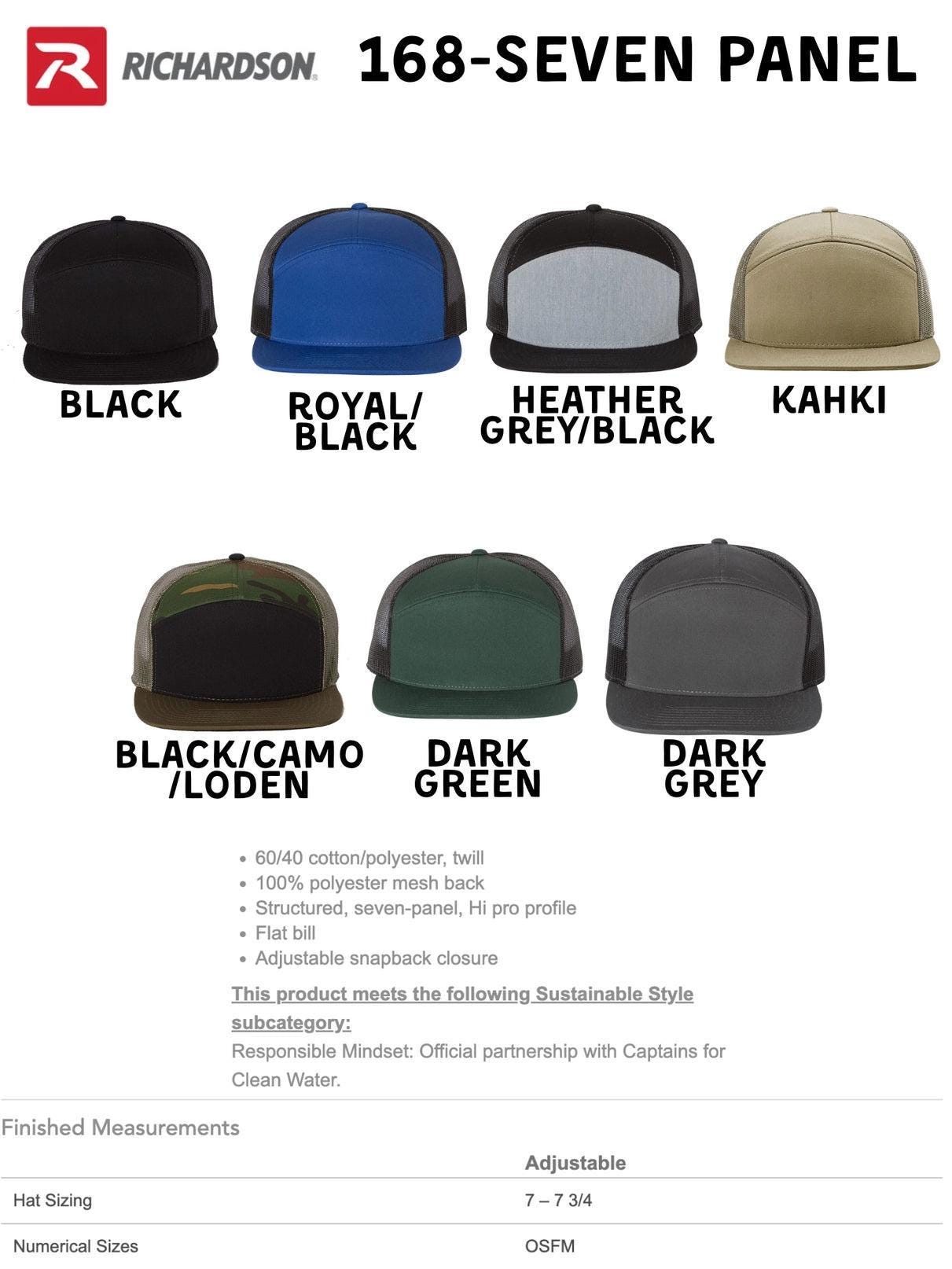 Idaho Snapback Hat, Leather Patch, Breathable Mesh (One Size)-208 Tees Wholesale, Idaho