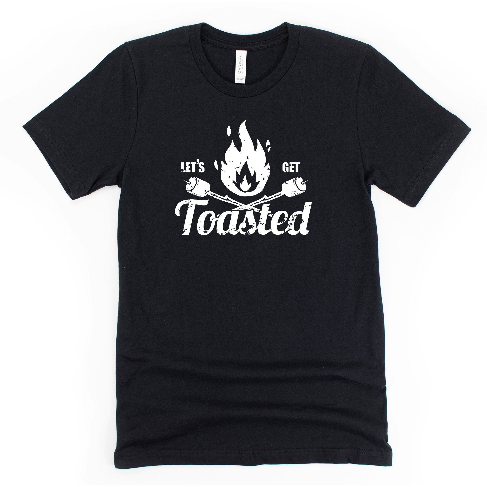 Let’s Get Toasted Campfire Graphic Tee 008-Graphic Tees-208 Tees Wholesale, Idaho
