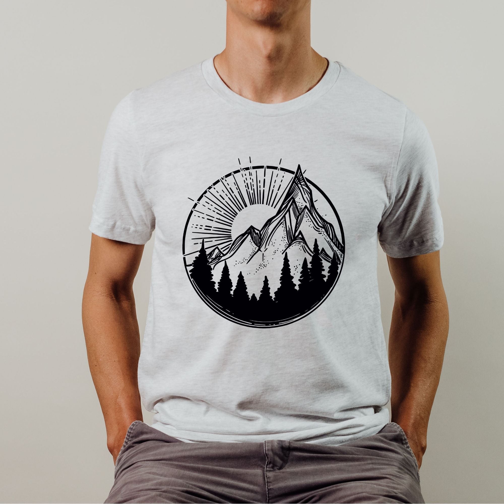 Mountain Shirt for Hikers *UNISEX FIT*-208 Tees Wholesale, Idaho