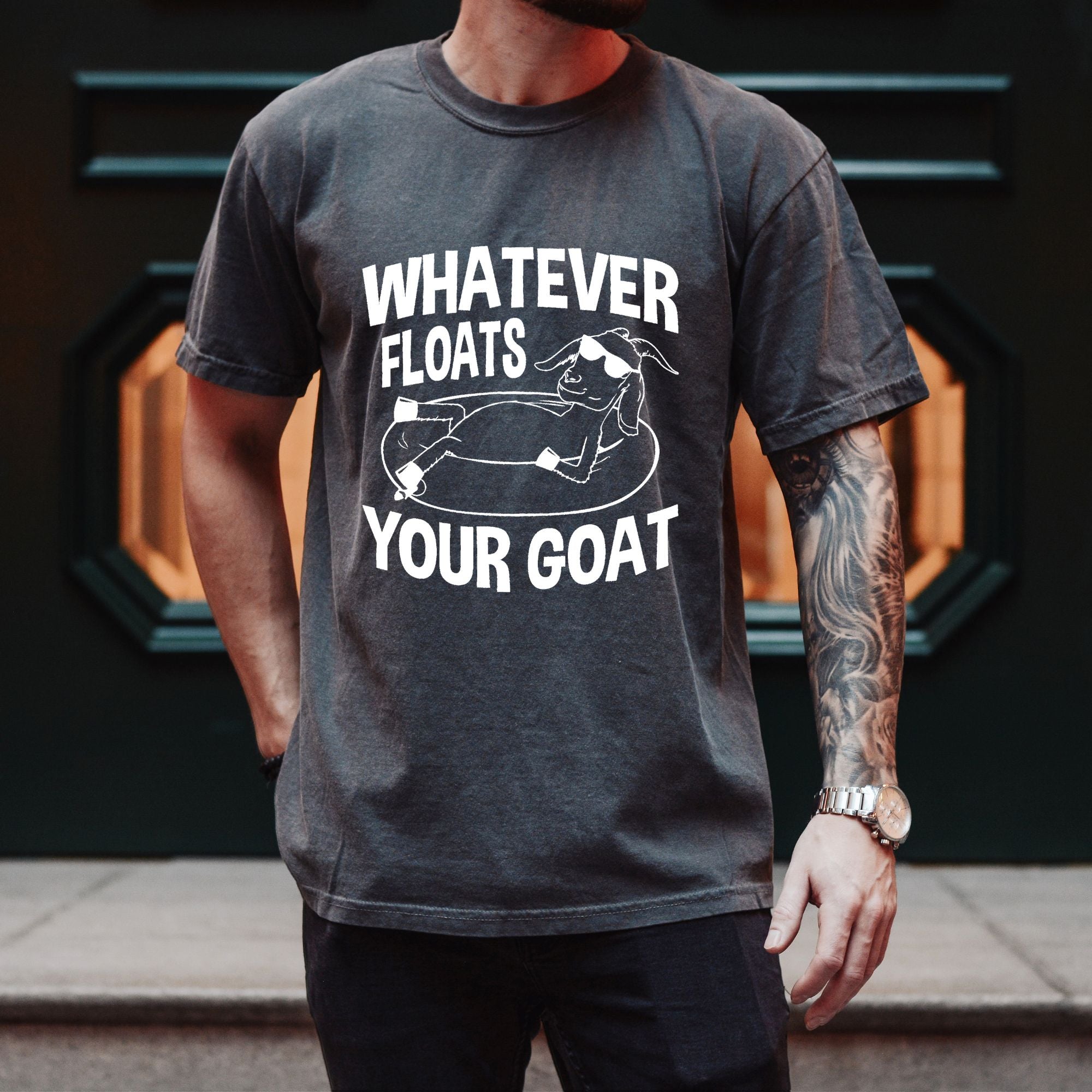 Funny Goat Shirt for Beach Day *UNISEX FIT*-208 Tees Wholesale, Idaho