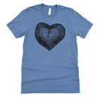 Heart Tree Trunk Graphic Tee Long Sleeve 032-Graphic Tees-208 Tees Wholesale, Idaho