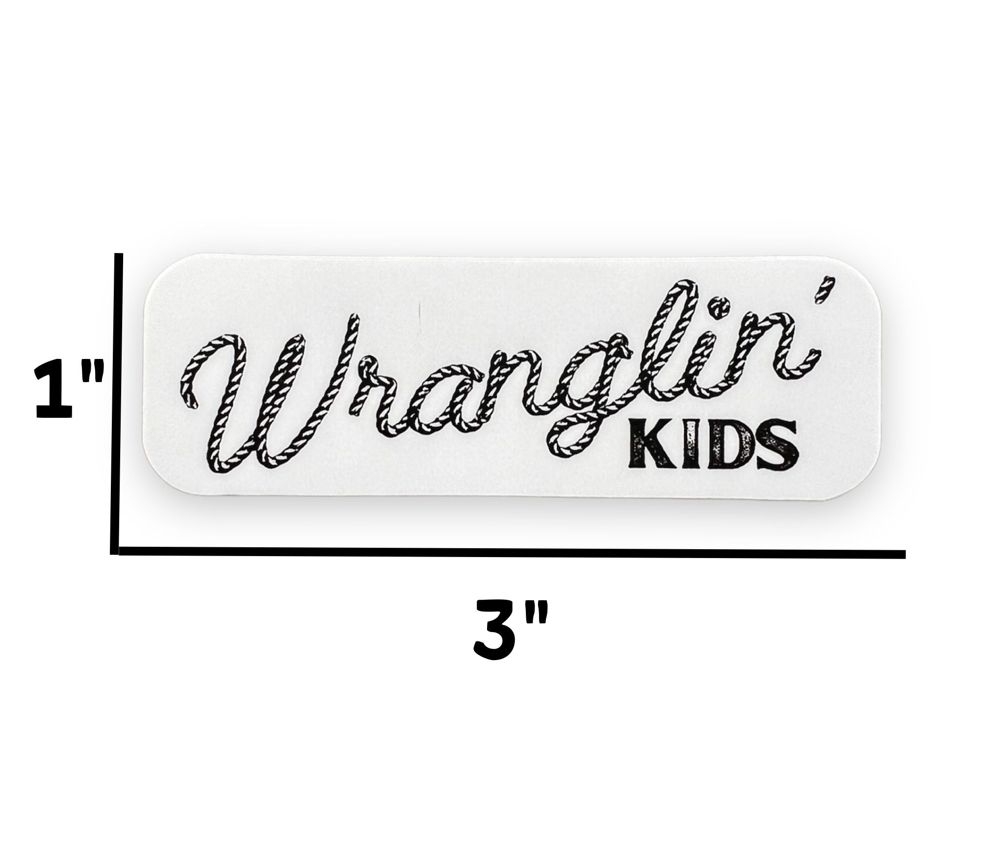 Wranglin' Kids Sticker-208 Tees Wholesale, Idaho