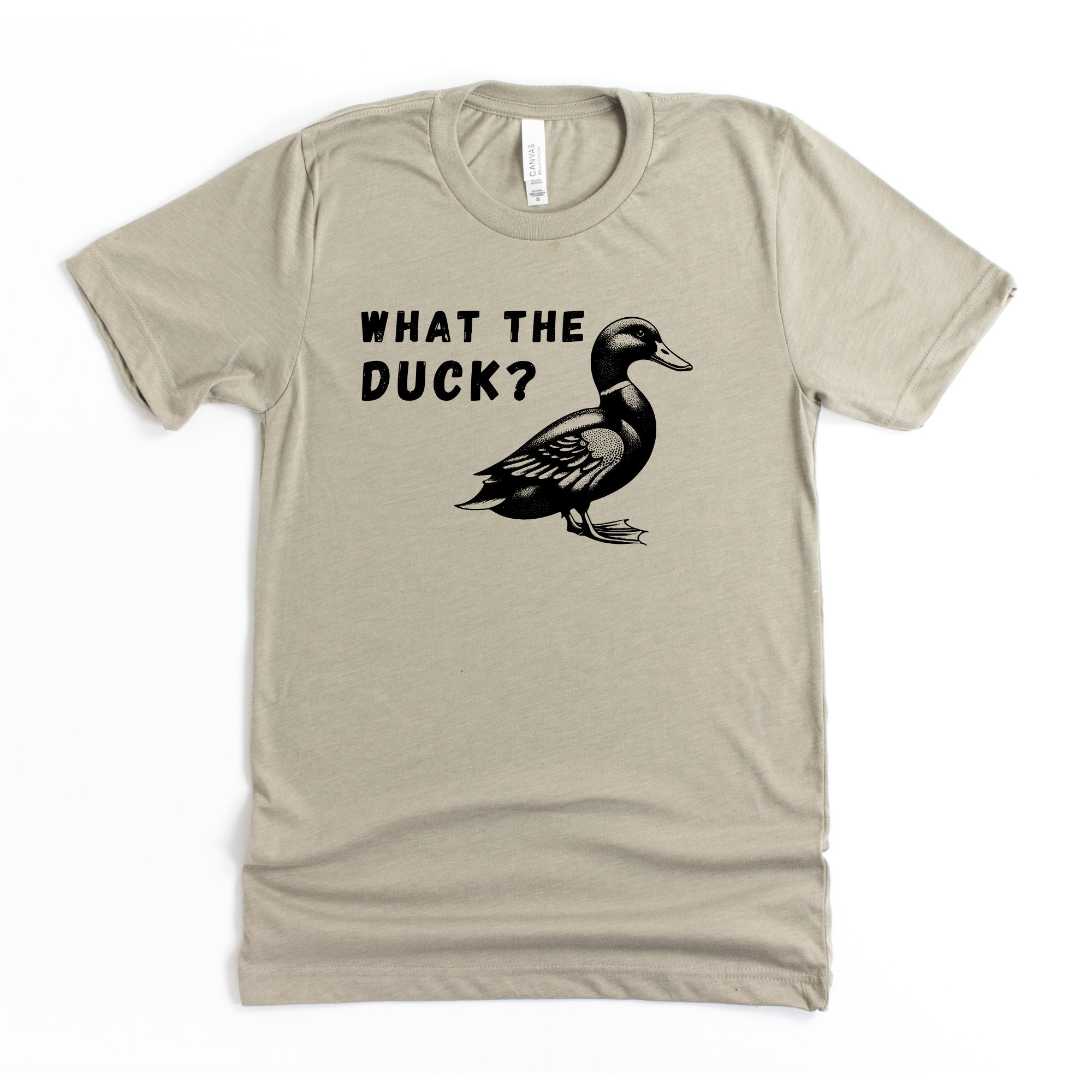 What the Duck? Graphic Tee Long Sleeve 063-Graphic Tees-208 Tees Wholesale, Idaho