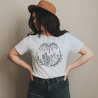 Cactus TShirt Desert Graphic Tee Western Saguaro Cactus *UNISEX FIT*-Womens Tees-208 Tees Wholesale, Idaho