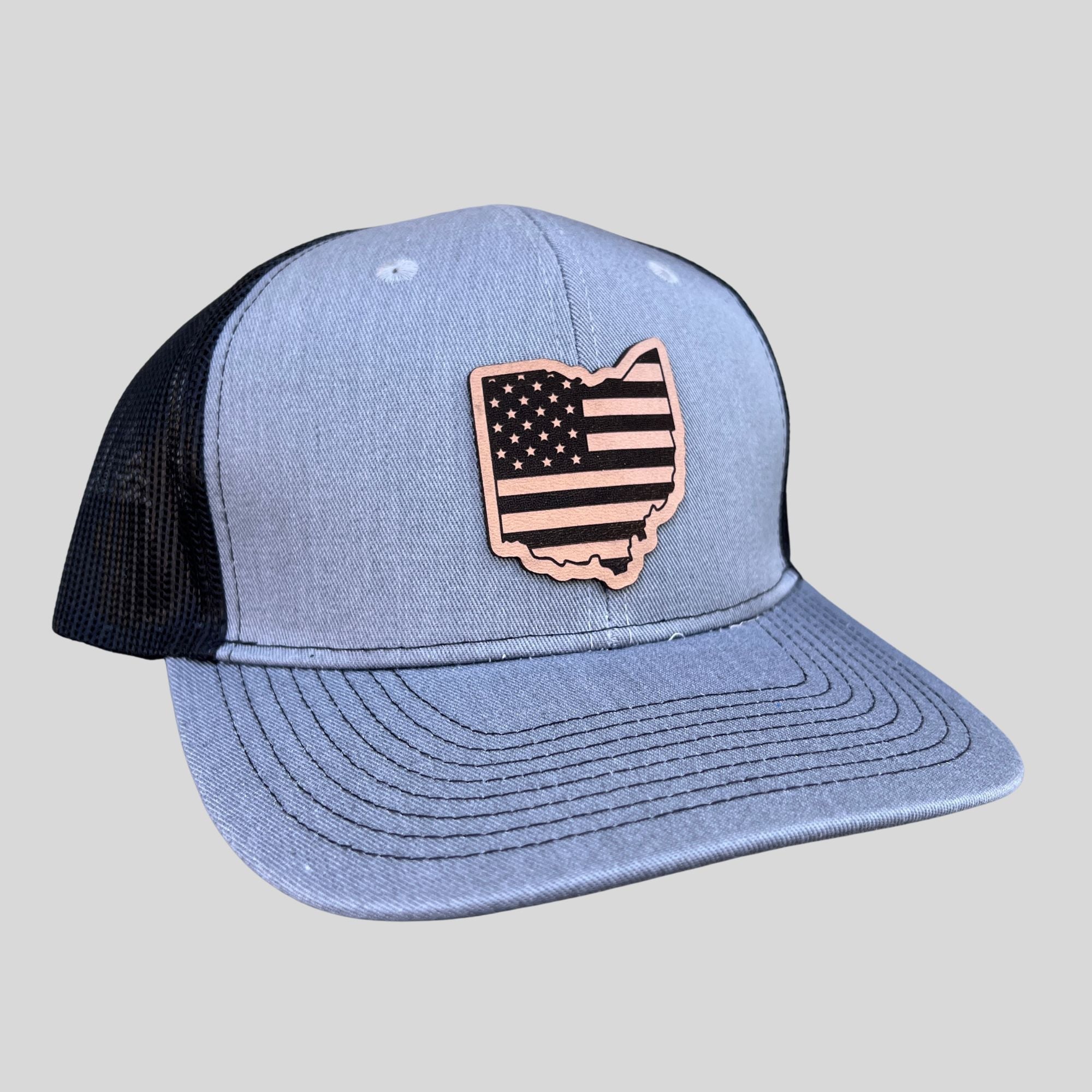 Ohio Flag Hat-Hats-208 Tees Wholesale, Idaho