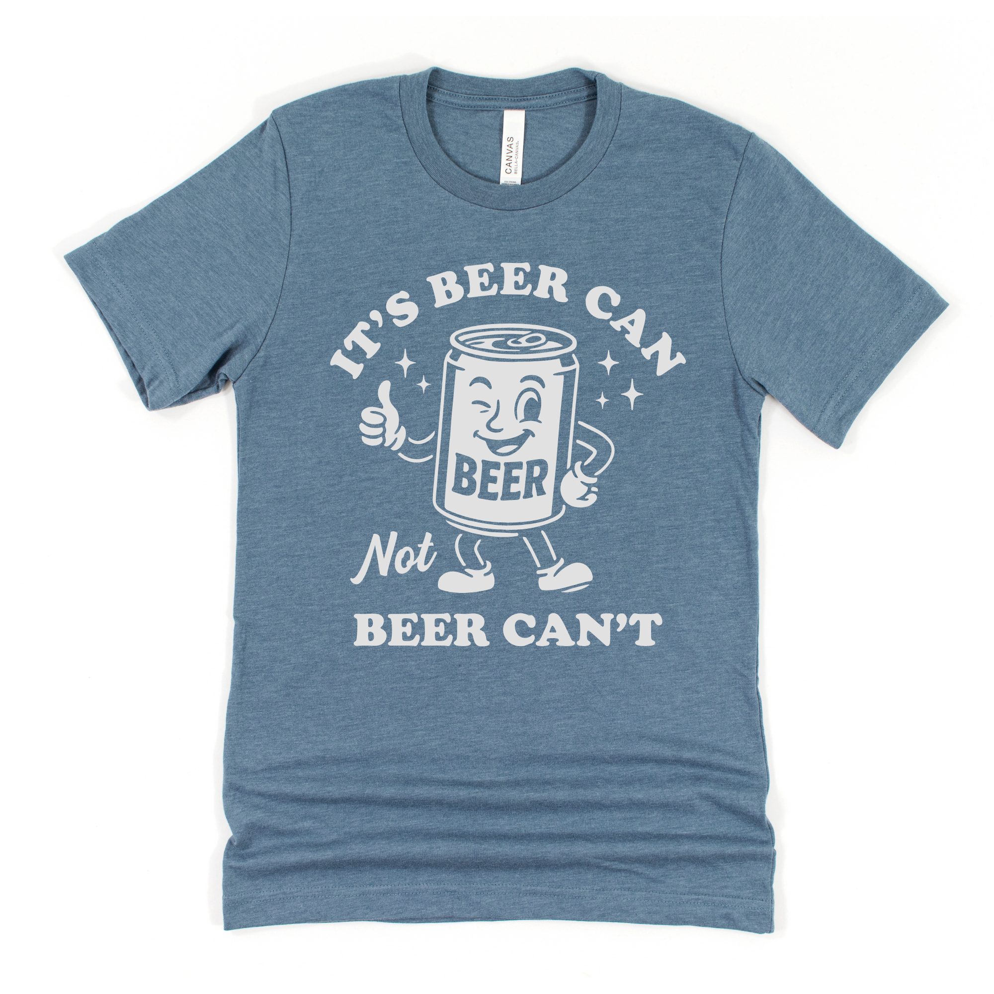 It’s Beer Can, Not Beer Can’t Graphic Tee 255-Graphic Tees-208 Tees Wholesale, Idaho