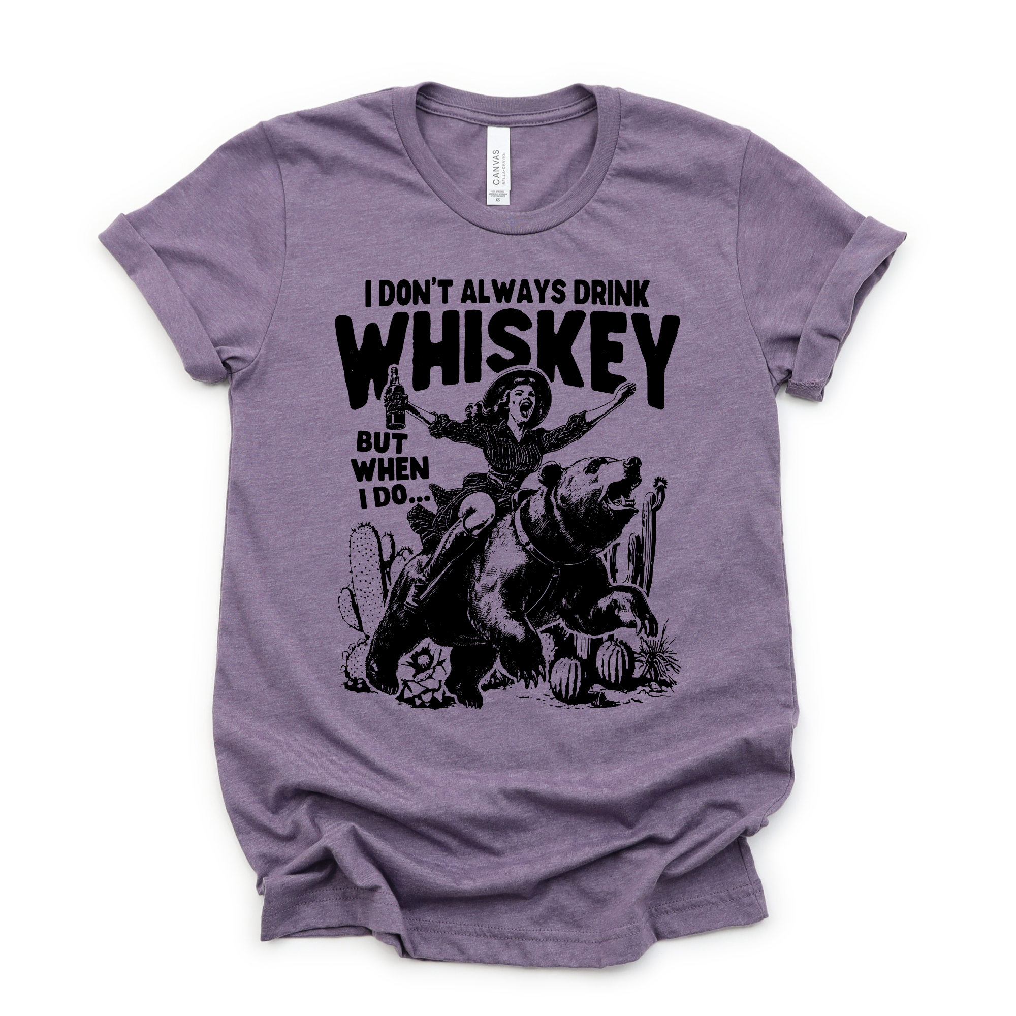 I Don’t Always Drink Whiskey Graphic Tee Long Sleeve 244-Graphic Tees-208 Tees Wholesale, Idaho