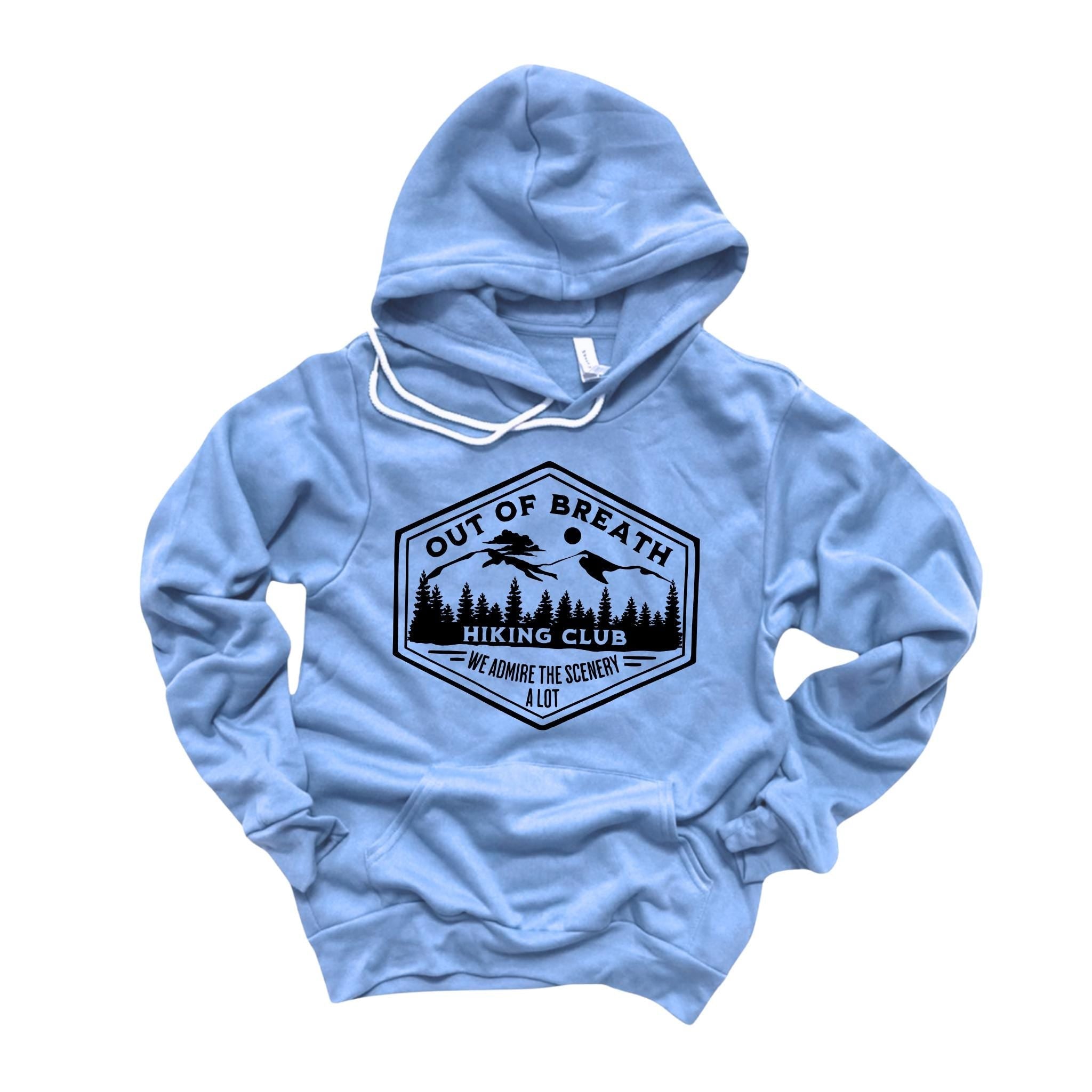 WHOLESALE Out of Breath Hiking Club Crewneck | Hoodie Sweatshirt 127-Sweatshirts-208 Tees Wholesale, Idaho