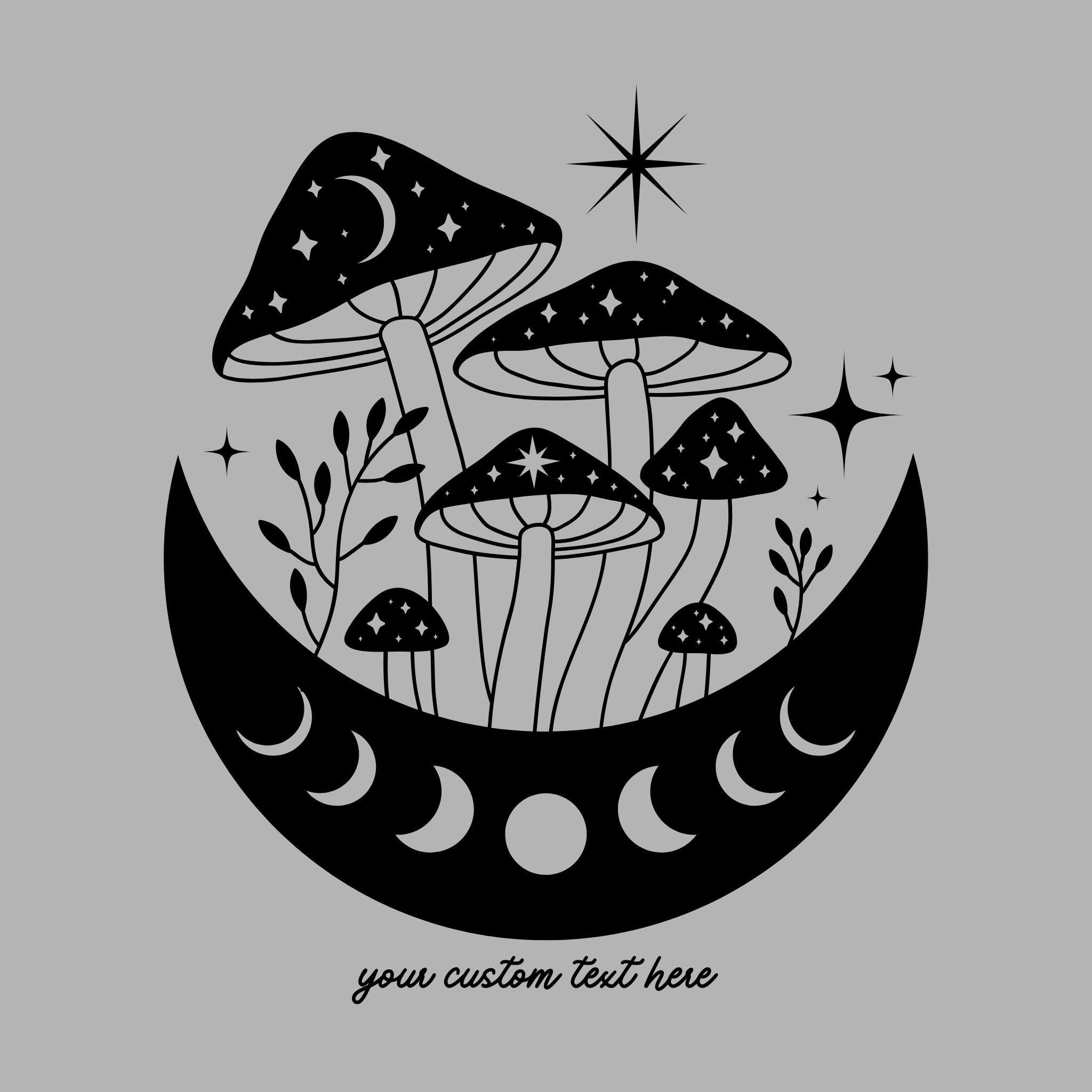 WHOLESALE Mystical Mushroom Crewneck | Hoodie Sweatshirt 176-Sweatshirts-208 Tees Wholesale, Idaho