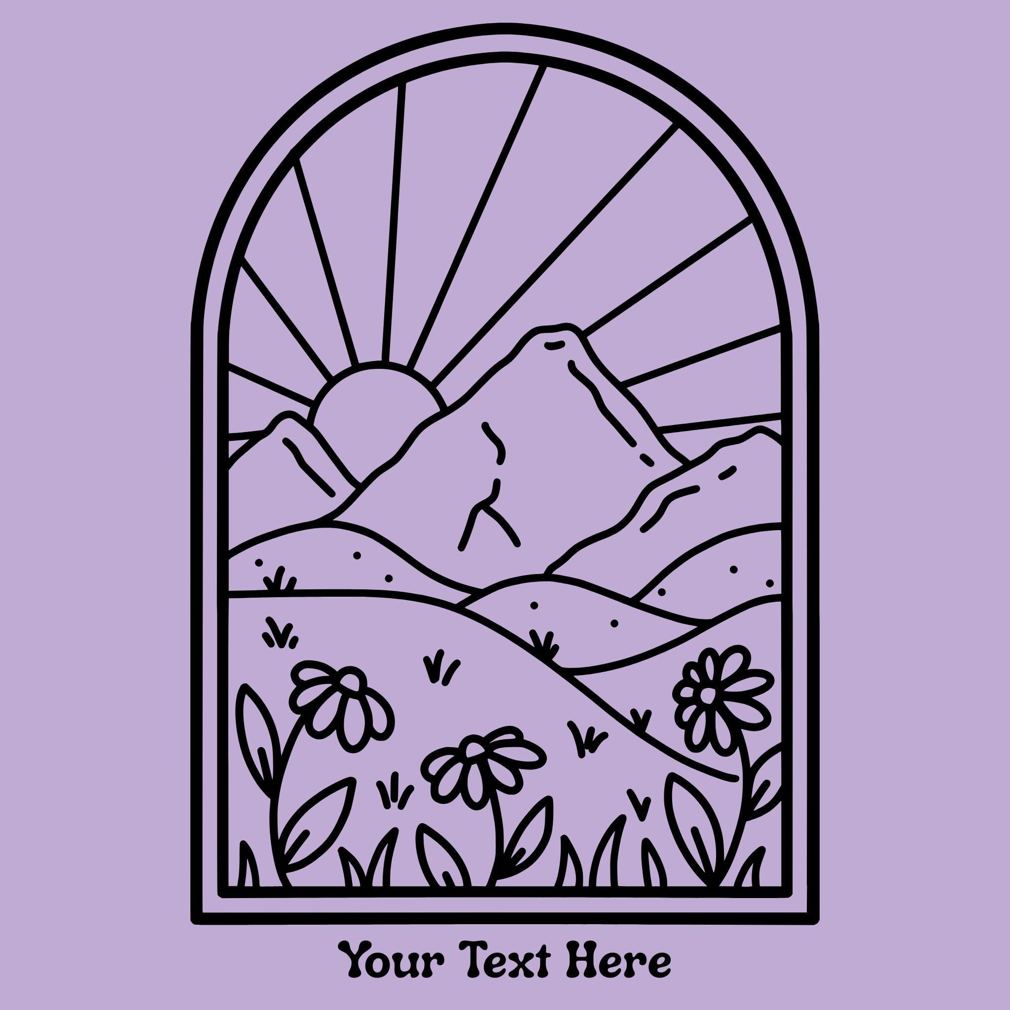 WHOLESALE Simple Floral Nature Scene Crewneck | Hoodie Sweatshirt 289-Sweatshirts-208 Tees Wholesale, Idaho