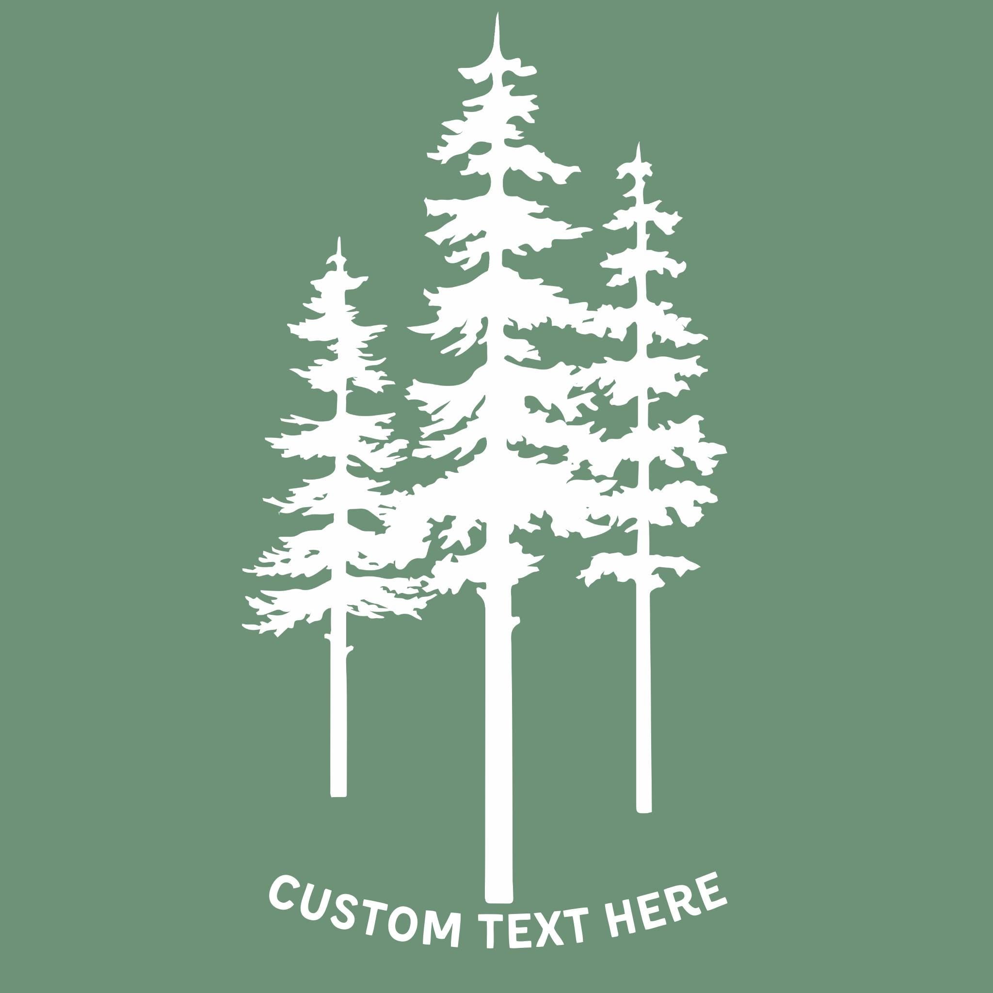 WHOLESALE Three Pine Trees Crewneck Sweatshirt | Hoodie 179-Sweatshirts-208 Tees Wholesale, Idaho