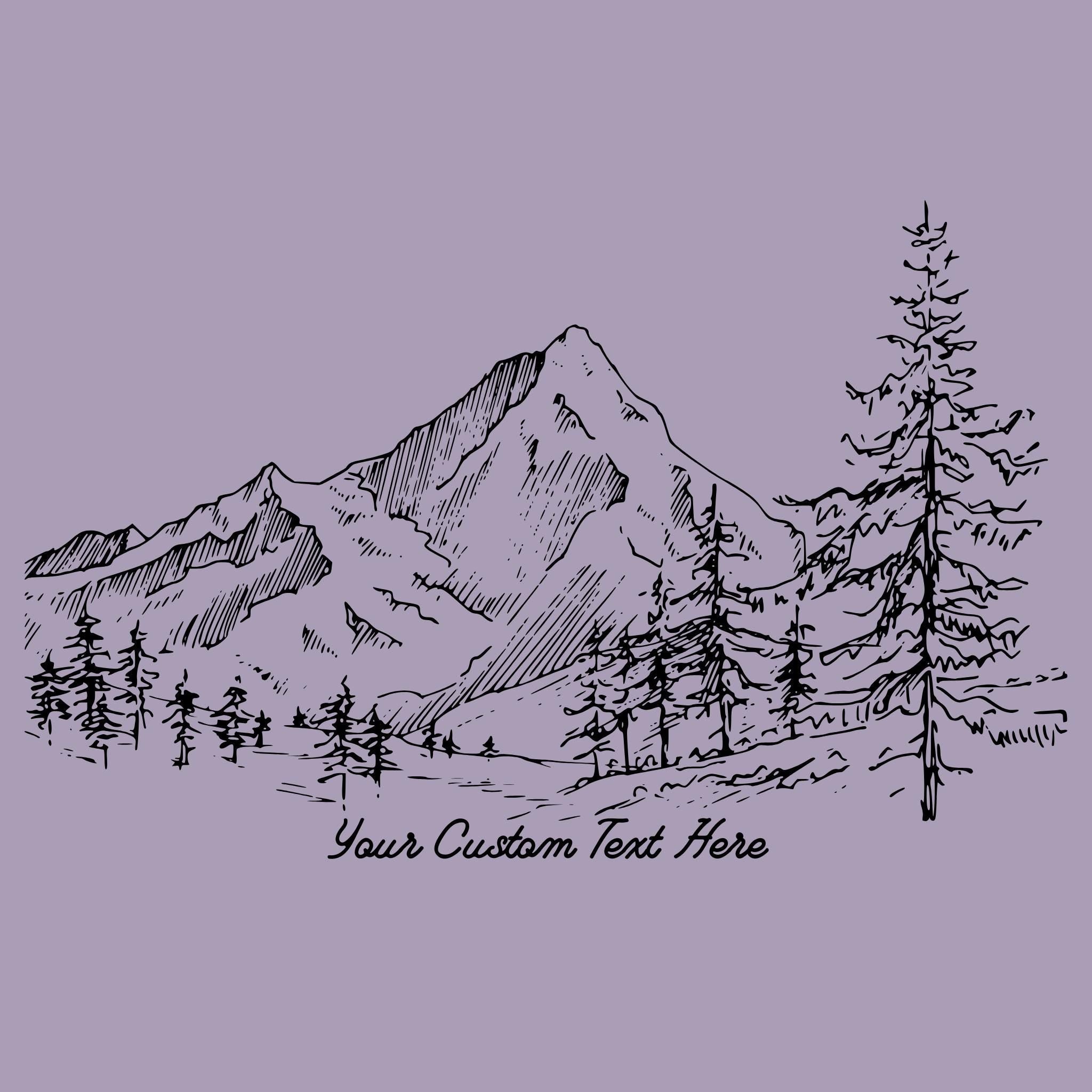WHOLESALE Mountain Forest Crewneck | Hoodie Sweatshirt 314-Sweatshirts-208 Tees Wholesale, Idaho