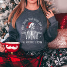 Dead Inside Holiday Sweatshirt *UNISEX FIT*-Sweatshirts-208 Tees Wholesale, Idaho