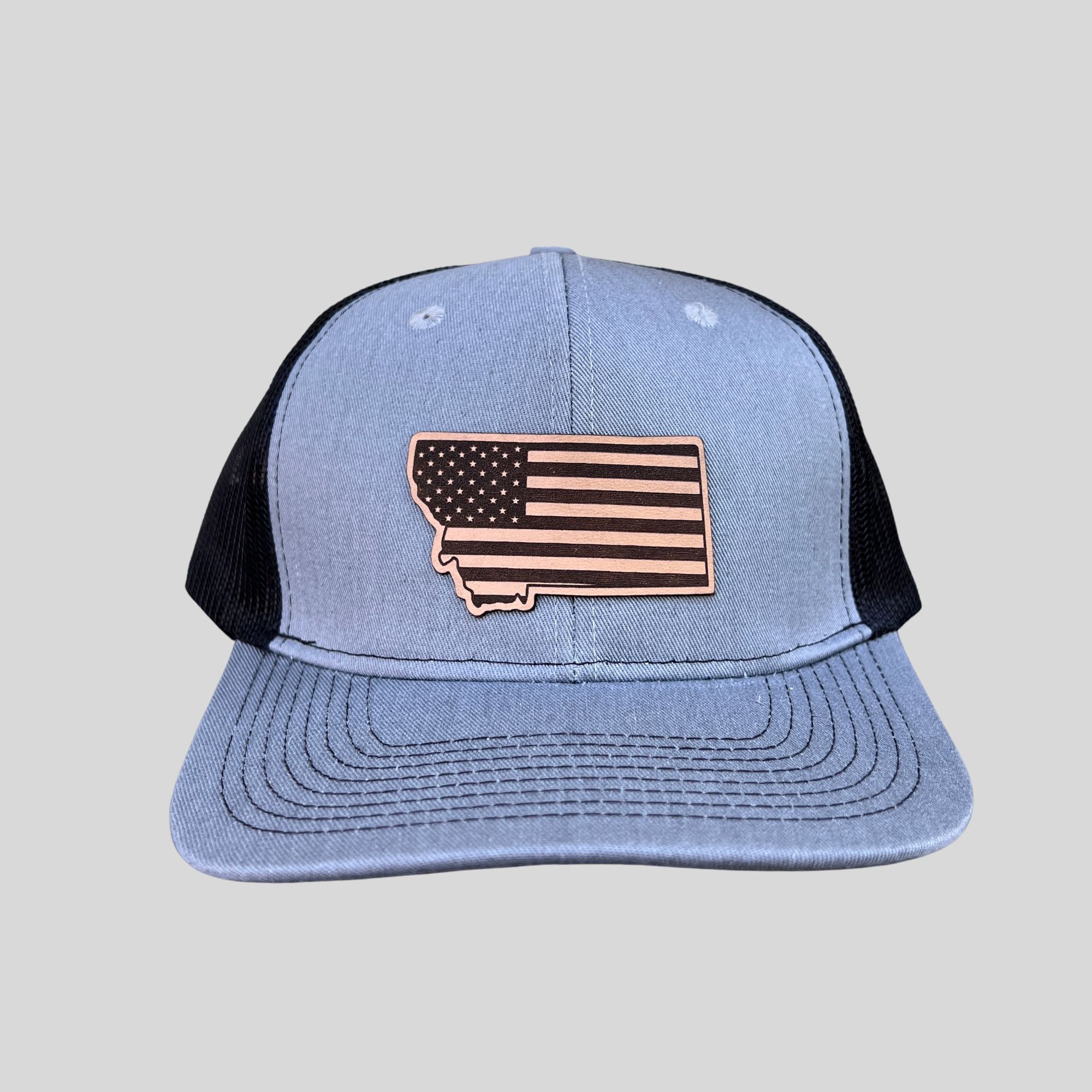 Montana Flag Hat-Hats-208 Tees Wholesale, Idaho