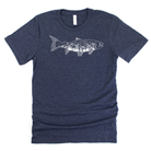 Mountain Fish Graphic Tee 018-Graphic Tees-208 Tees Wholesale, Idaho