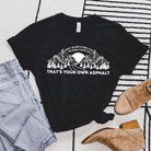 Don’t Blame Others Road Graphic TeeSoft Crewneck 052-Graphic Tees-208 Tees Wholesale, Idaho