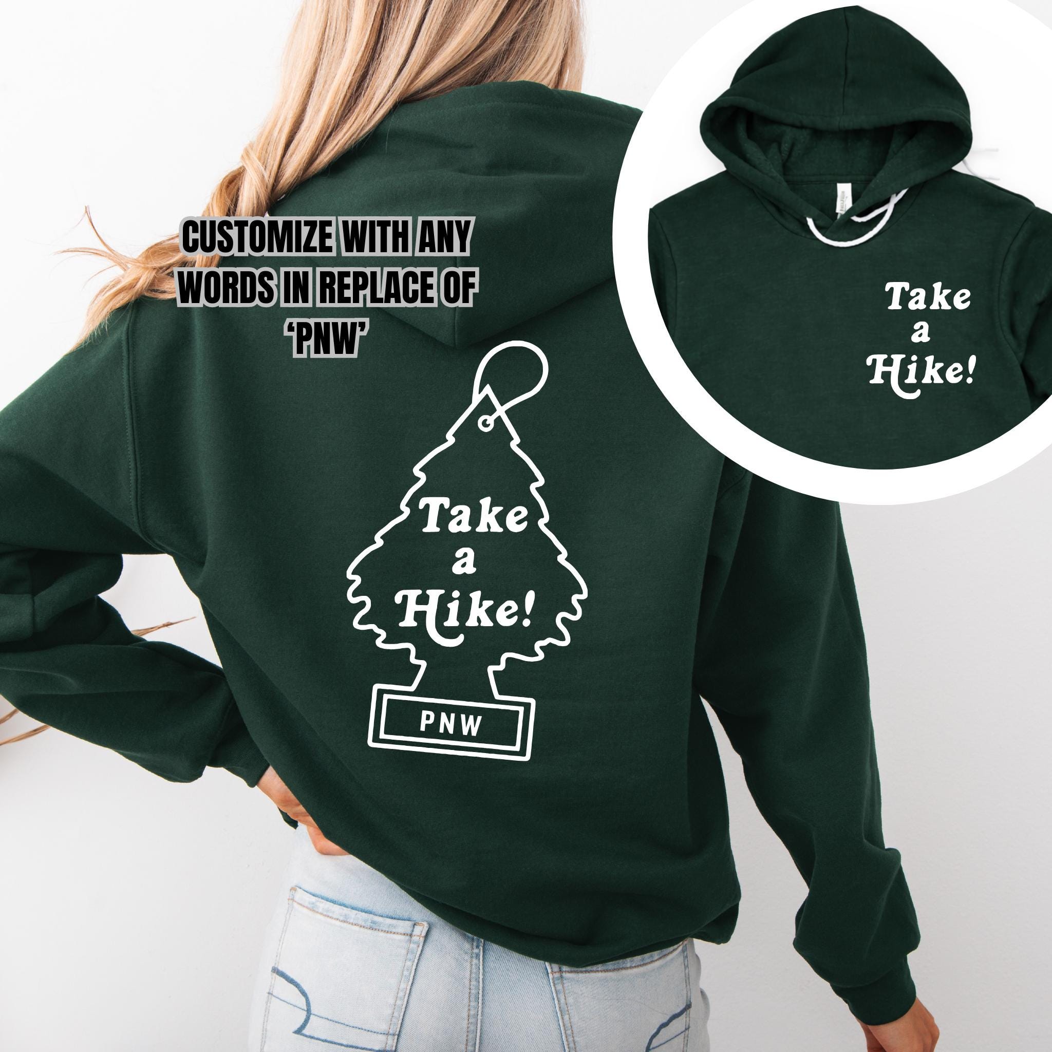 WHOLESALE Take a Hike State Crewneck Sweatshirt | Hoodie 311 frntbck-Sweatshirts-208 Tees Wholesale, Idaho