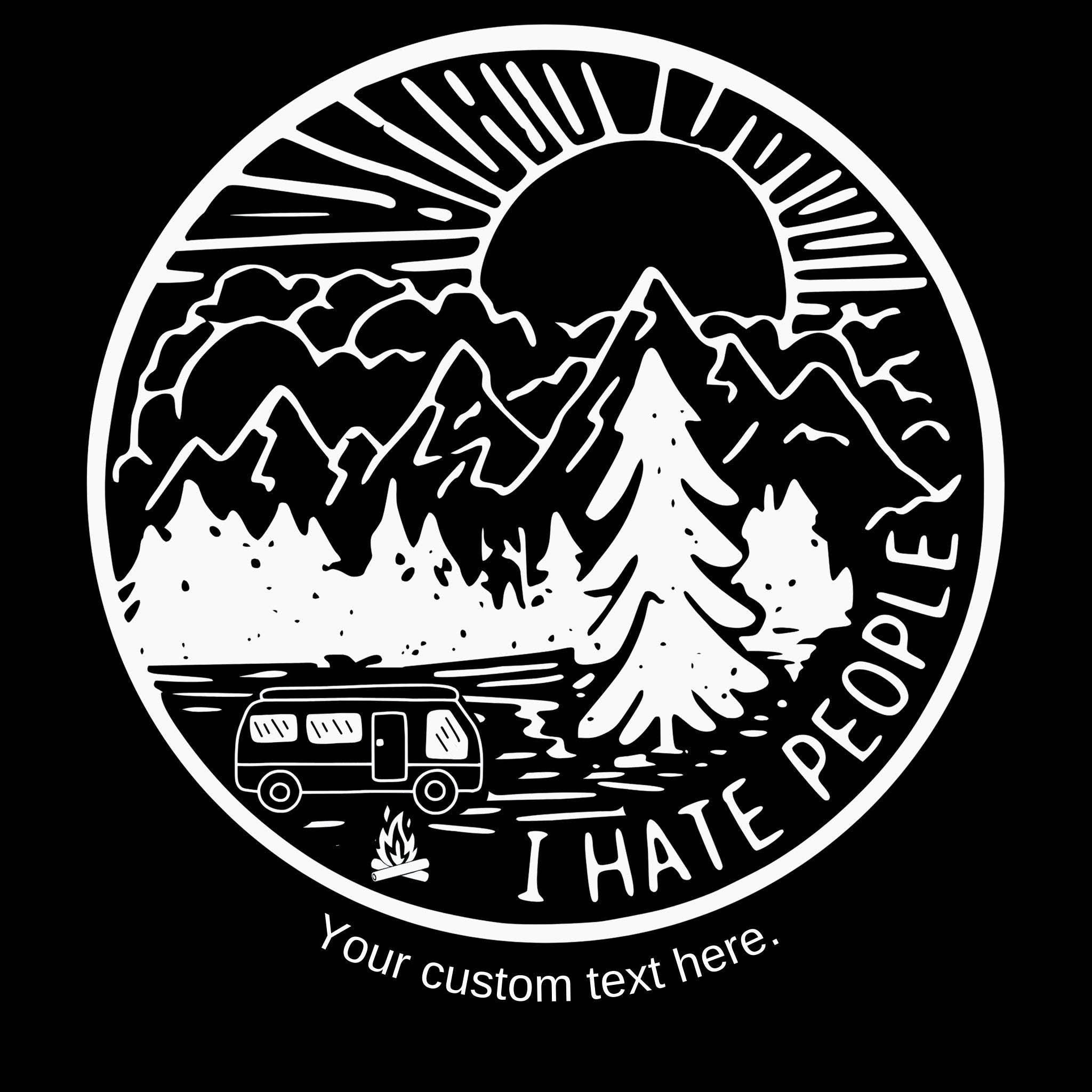 WHOLESALE Funny Camping Crewneck Sweatshirt | Outdoors Hoodie 079-Sweatshirts-208 Tees Wholesale, Idaho