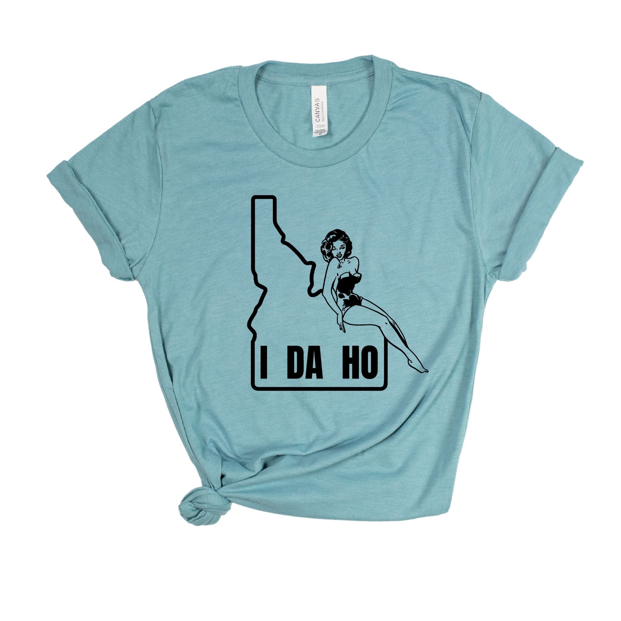 Hilarious I-DA-HO Shirt TShirt *UNISEX FIT*-Graphic Tees-208 Tees Wholesale, Idaho