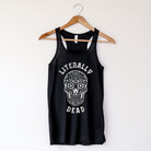 Literally Dead Sugar Skull Tank Top 158-Tank Tops-208 Tees Wholesale, Idaho