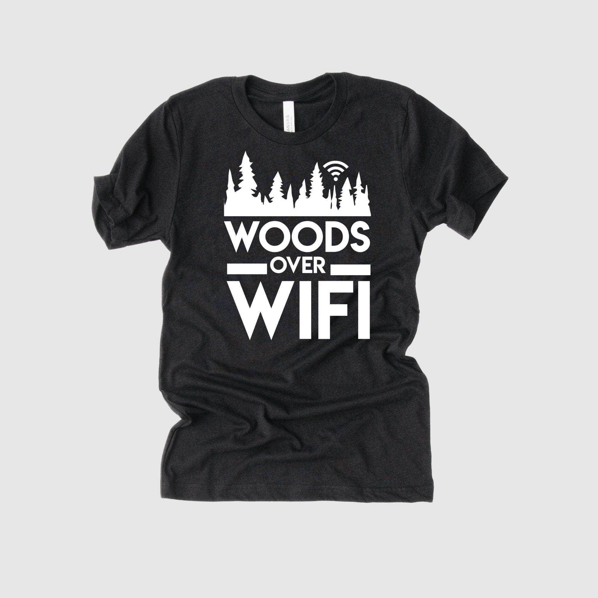 Woods Over Wifi Mens TShirt *UNISEX FIT*-208 Tees Wholesale, Idaho