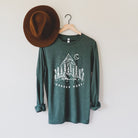 Cute Long Sleeve Shirt, Forest Nature, Camping, Mountains, Wanderlust Shirt, Nature Clothing, Hiking Shirt, Nature Lover Shirt, Roadtrip *UNISEX FIT*-Long Sleeves-208 Tees Wholesale, Idaho