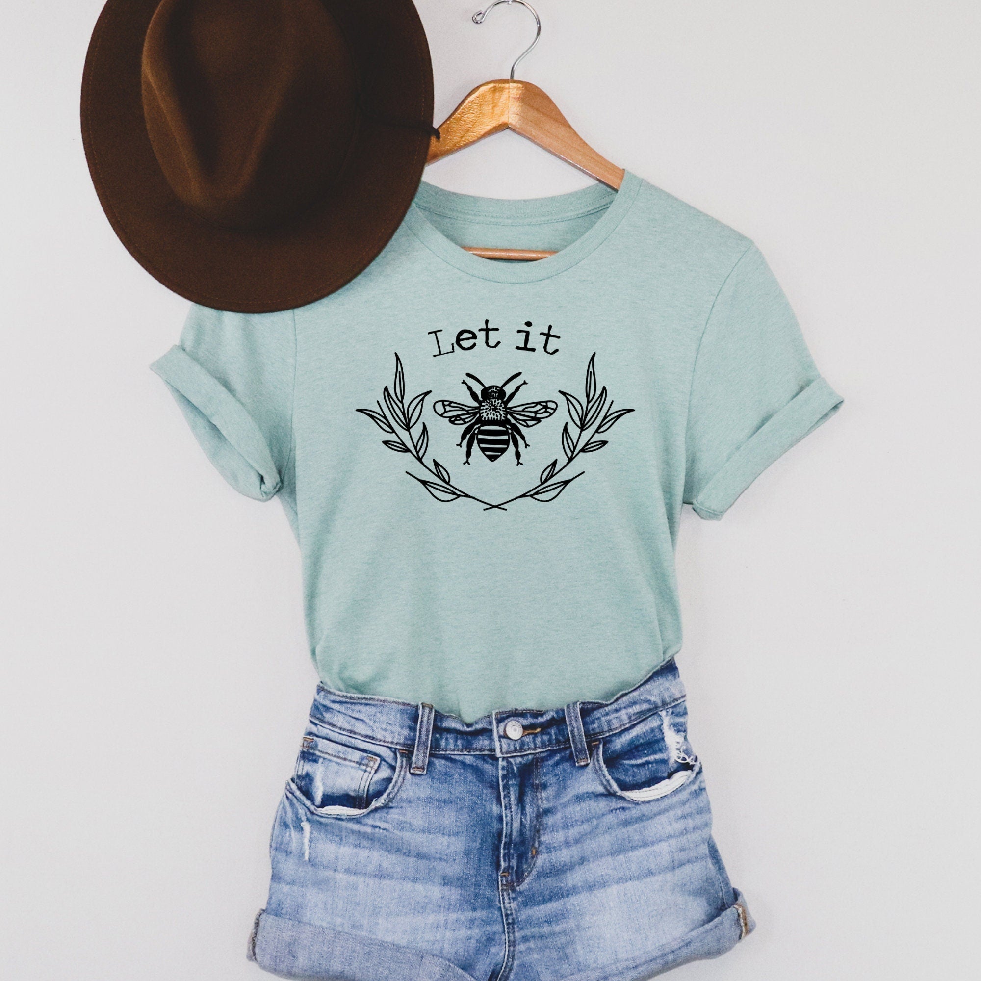 Let It Bee Shirt, Bee Lover Shirt *UNISEX FIT*-208 Tees Wholesale, Idaho