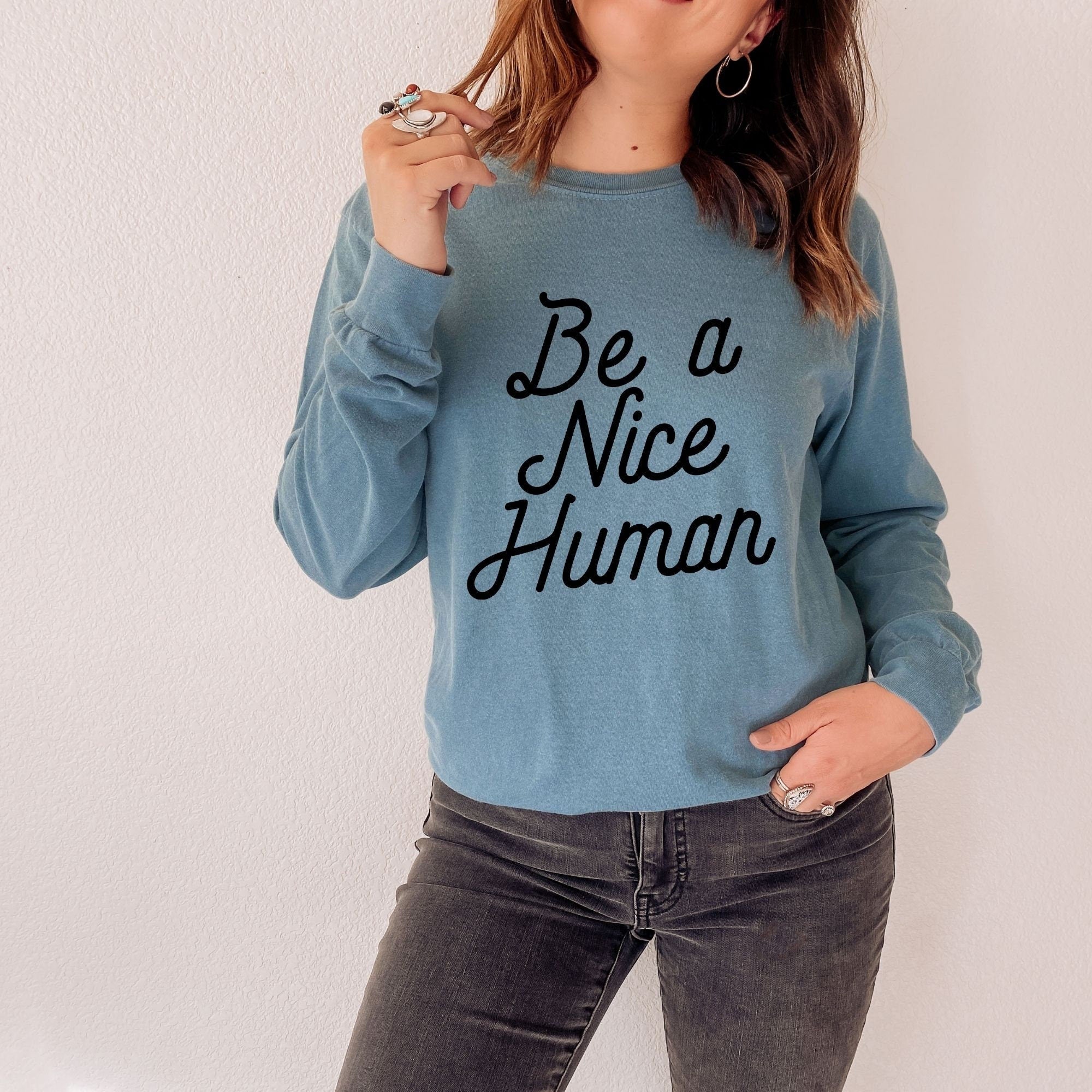 Kindness Long Sleeve Shirt for Women 49 *UNISEX FIT*-Long Sleeves-208 Tees Wholesale, Idaho