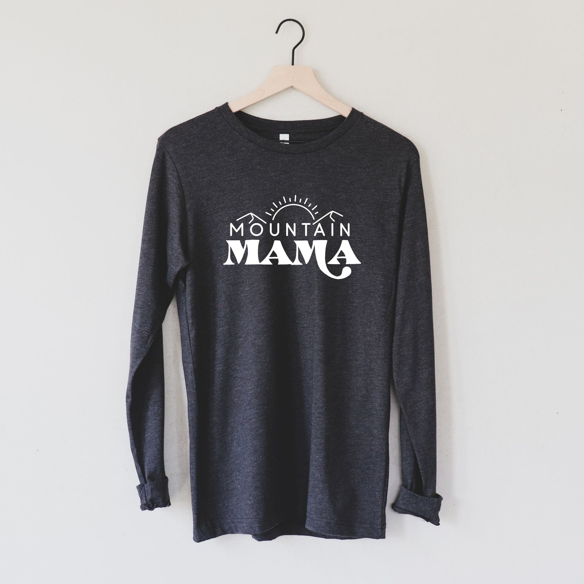 Mama Llama Shirt, | mom life t shirt | mom shirt saying | mom gift | cute mom tee | cool mom shirts | new mom long sleeve| 208 tees *UNISEX FIT*-Long Sleeves-208 Tees Wholesale, Idaho