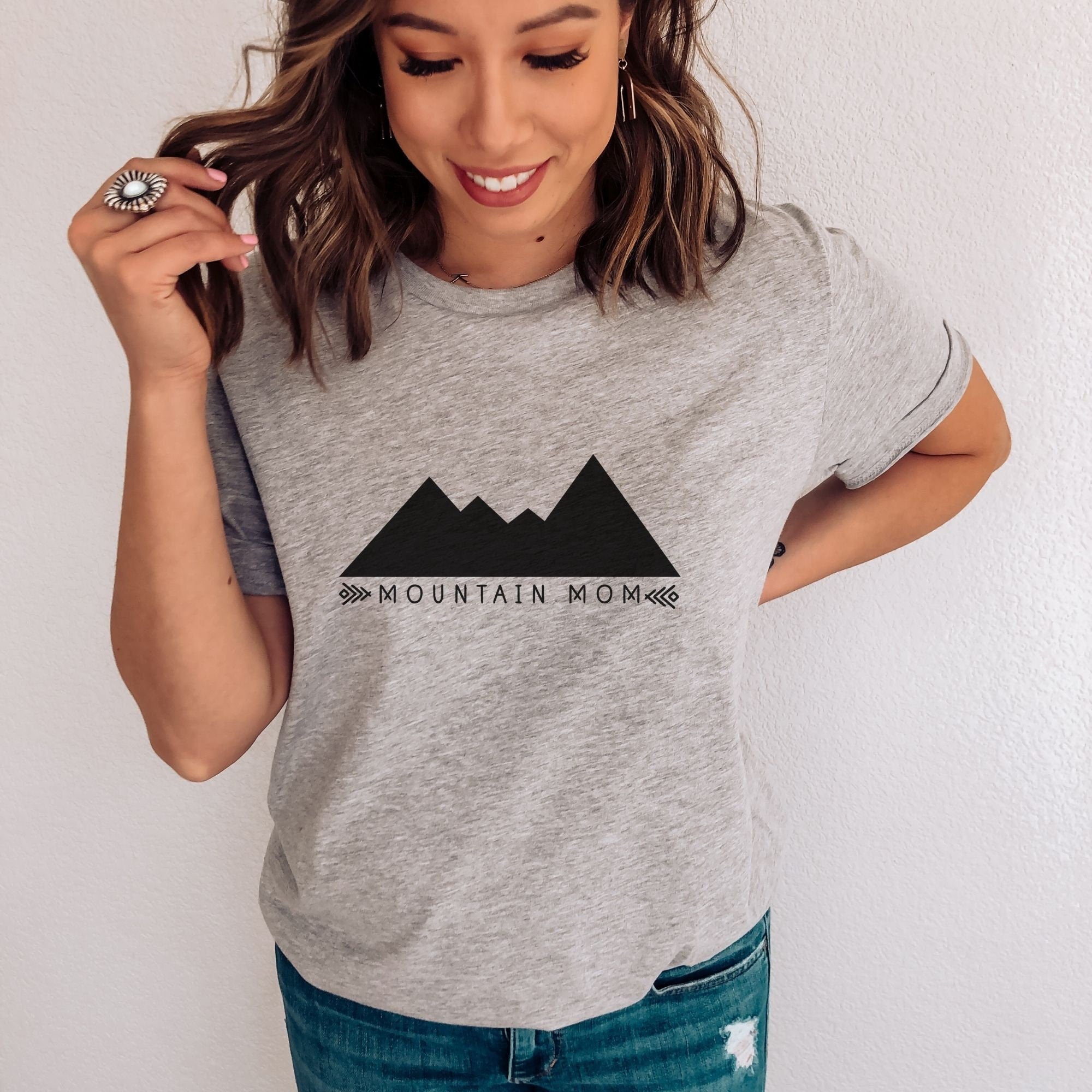 Mountain Mom T Shirt *UNISEX FIT*-208 Tees Wholesale, Idaho