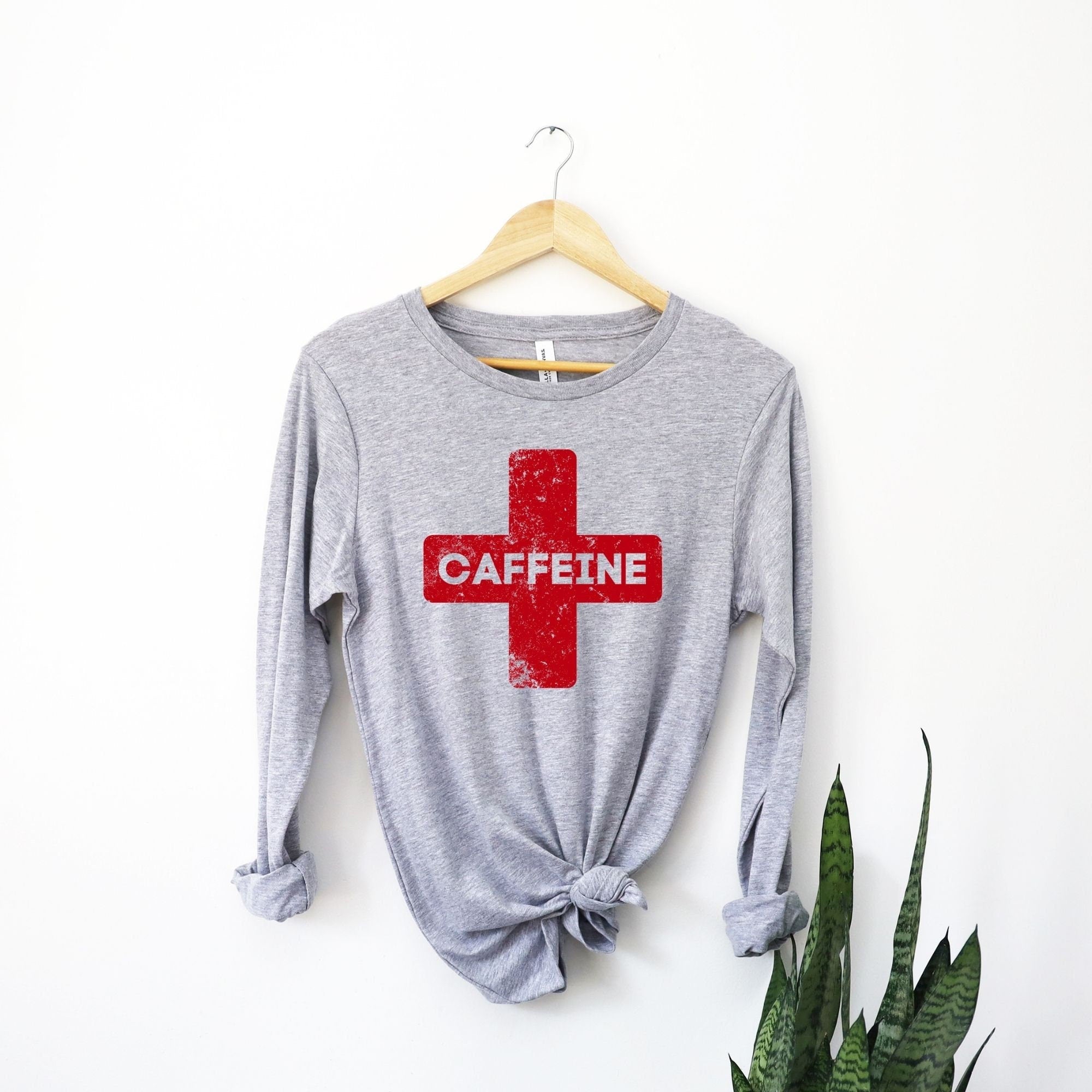 Coffee First-Aid Long Sleeve Shirts *UNISEX FIT*-Long Sleeves-208 Tees Wholesale, Idaho