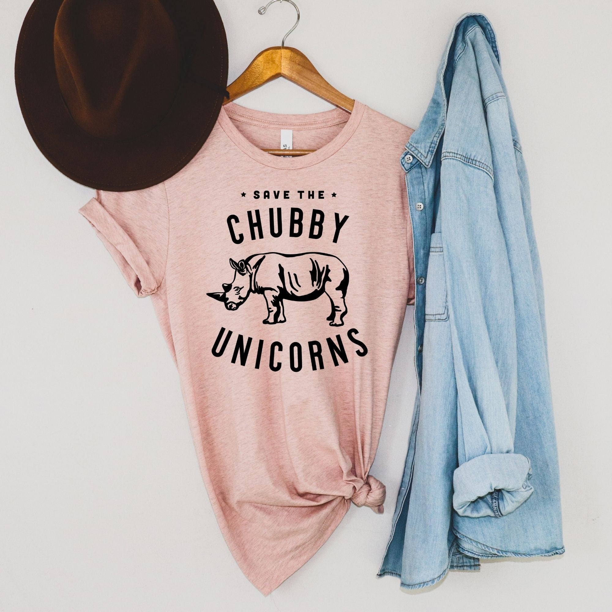 Save the Chubby Unicorns - Rhino Tee *UNISEX FIT*-208 Tees Wholesale, Idaho