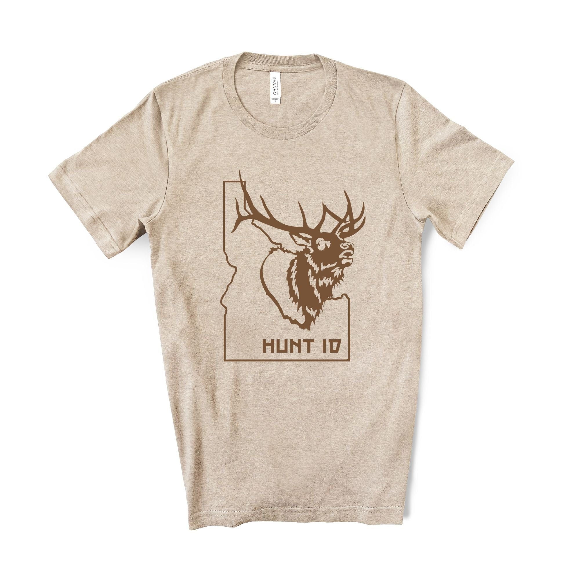 Idaho Elk Hunting Tshirt Graphic Tee Long Sleeve *UNISEX FIT*-208 Tees Wholesale, Idaho