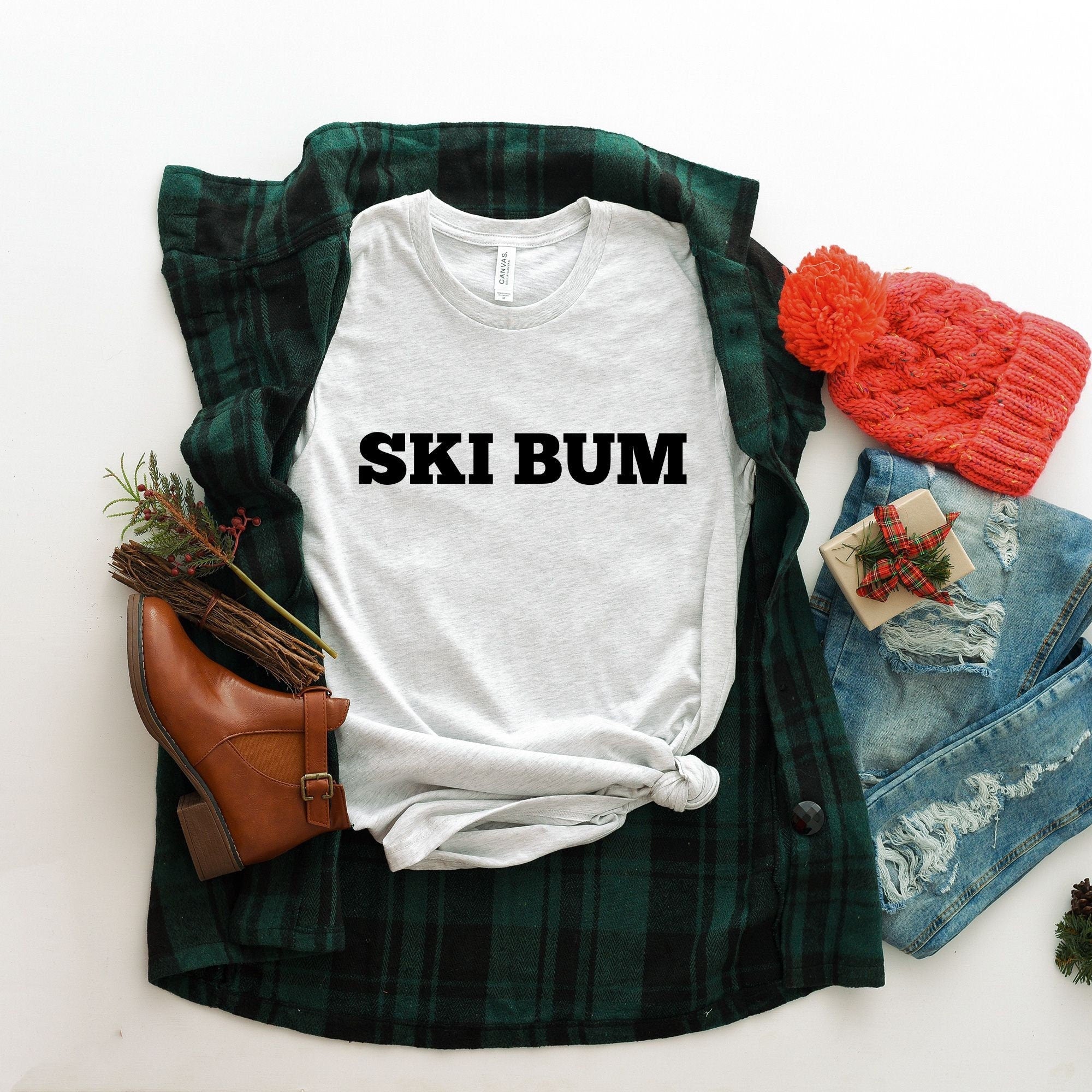 Ski Bum TShirt *UNISEX FIT*-208 Tees Wholesale, Idaho